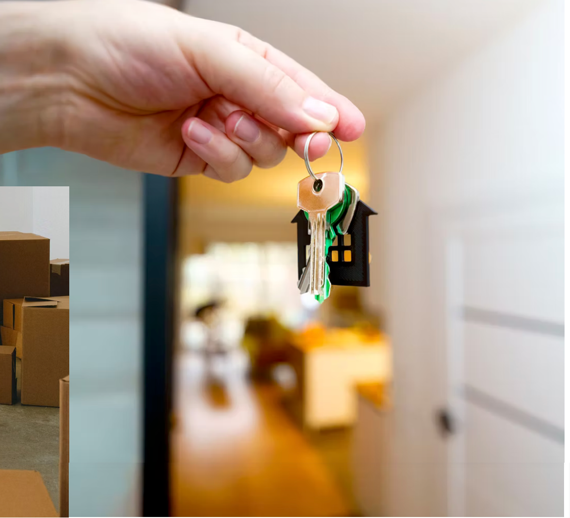The keys to a new home